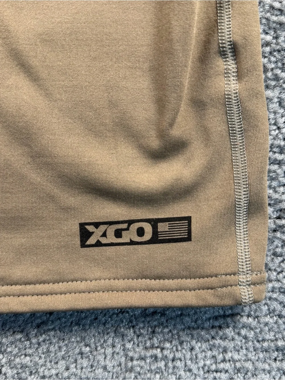 XGO Tactical Apparel Acclimate Dry Long Sleeve 1/4 Zip Shirt Top Coyote Large